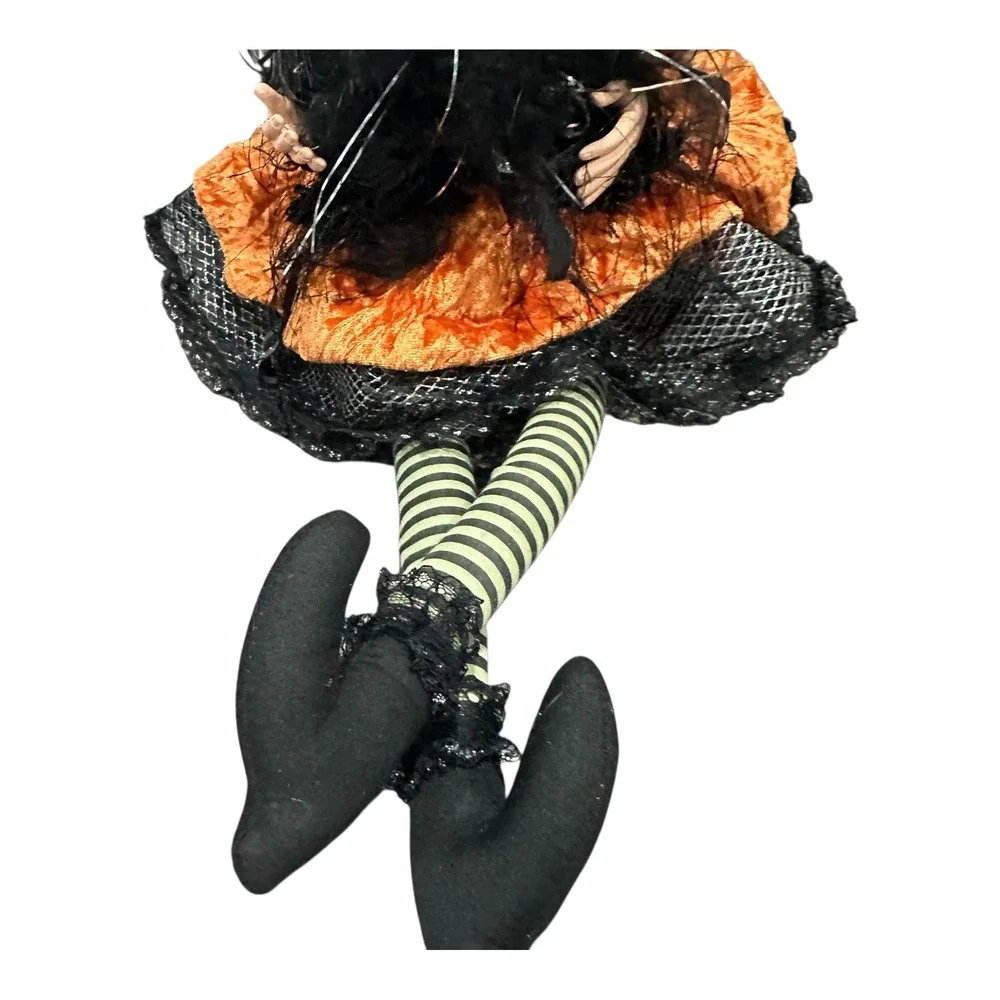 Vintage Halloween Witch Shelf Sitter 24